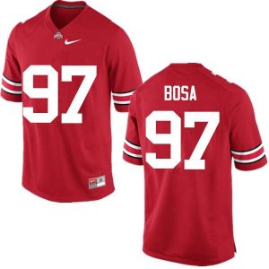 NCAA Ohio State Buckeyes Men's #97 Nick Bosa Red Nike Football College Jersey LOX4345PQ